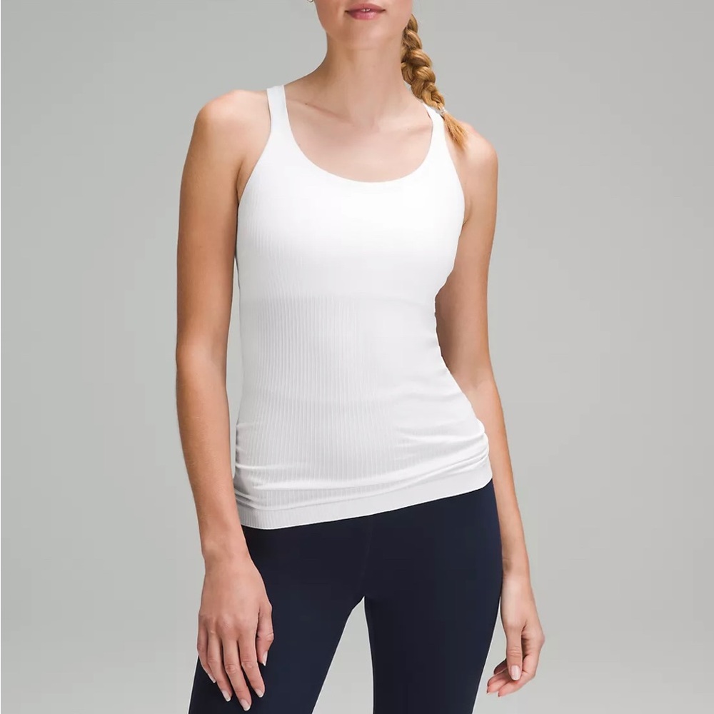 Lululemon white athletic top